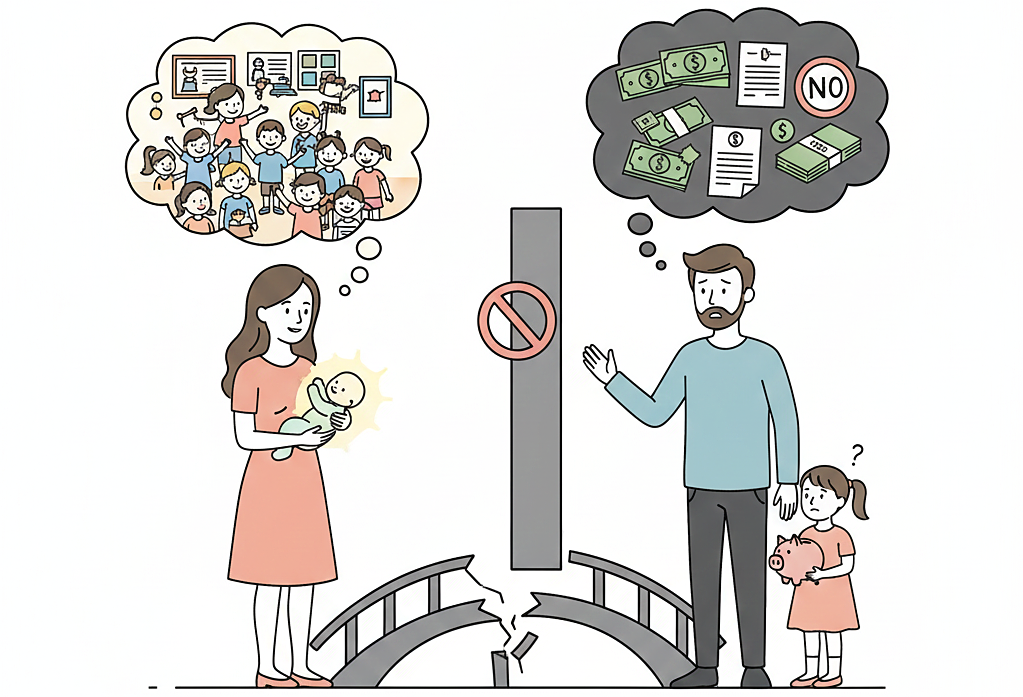 Chồng kiên quyết không sinh con thứ hai